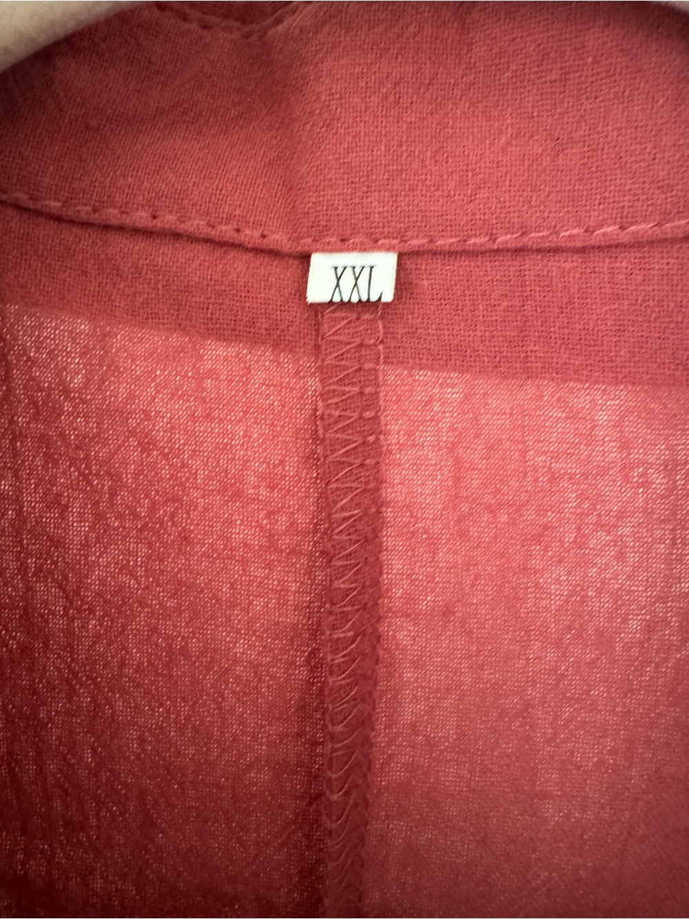 Lightweight Button-Front Red Jumpsuit - Picture 2 of 3
